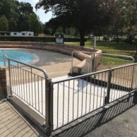 Portail protection piscine